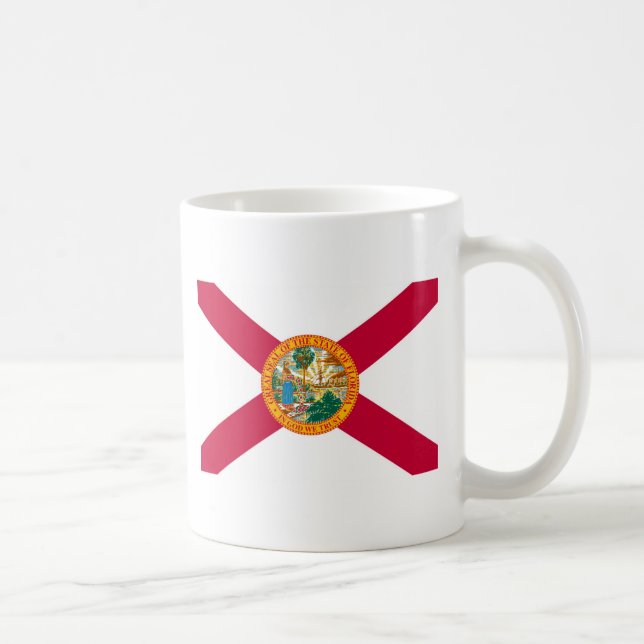 Mug Drapeau d'État de Floride (Droite)
