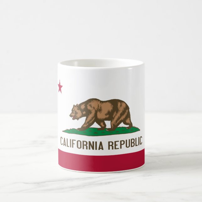 Mug Drapeau d'état de la Californie (Centre)