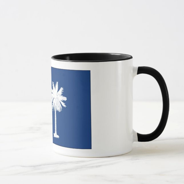Mug Drapeau d'état de la Caroline du Sud (Droite)