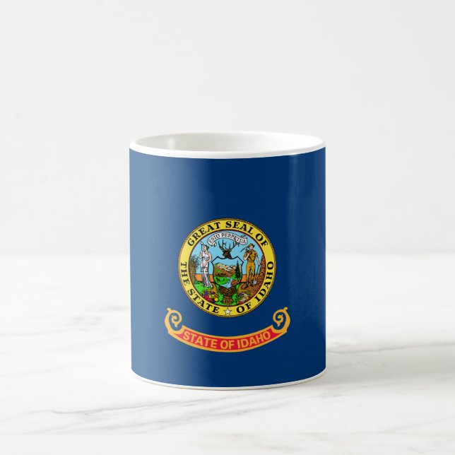 Mug Drapeau d'État de l'Idaho (Centre)