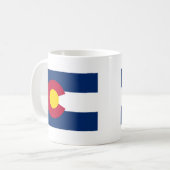Mug Drapeau d'état du Colorado (Devant gauche)