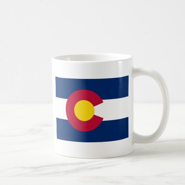 Mug Drapeau d'état du Colorado (Droite)