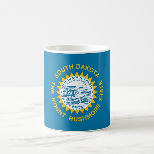 Mug Drapeau d'État du Dakota du Sud (Centre)