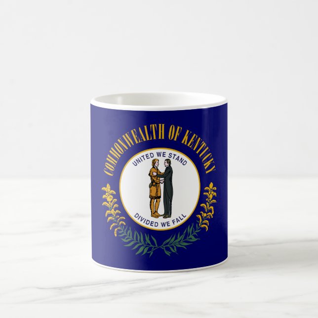 Mug Drapeau d'État du Kentucky (Centre)