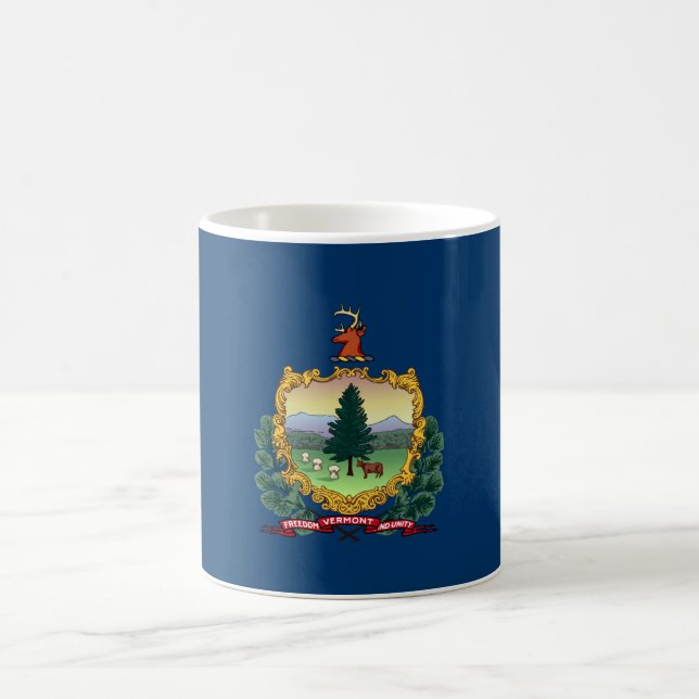 Mug Drapeau d'État du Vermont (Centre)
