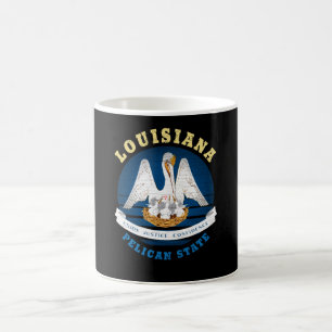 MUG DRAPEAU D'ÉTAT LOUISIANA PELICAN