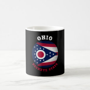 MUG DRAPEAU D'ÉTAT OHIO BUCKEYE