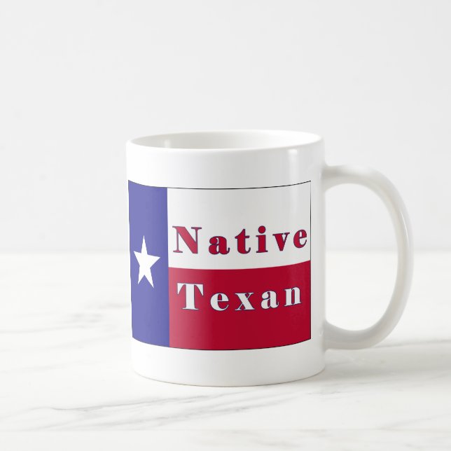 Mug Drapeau d'étoile solitaire texane (Droite)