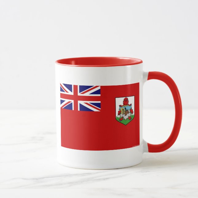 Mug Drapeau d'habillement des Bermudes (Droite)