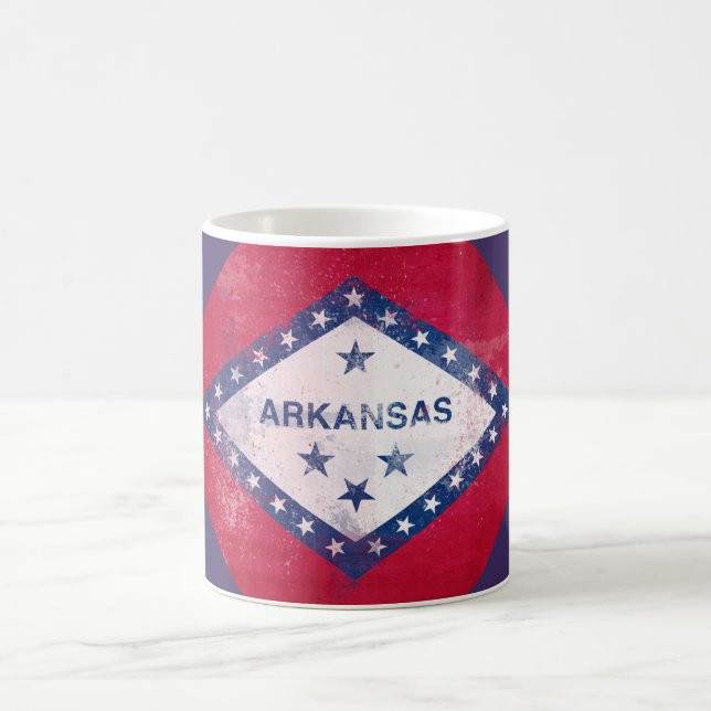 Mug Drapeau Diamant de l'Arkansas (Centre)