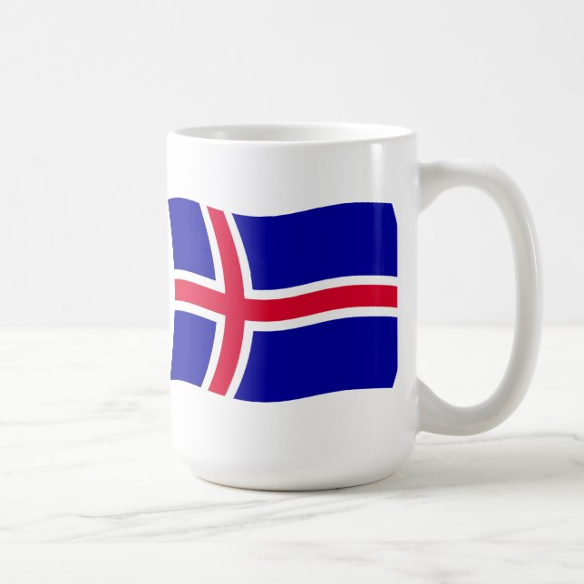 Mug Drapeau d'Islande (Droite)