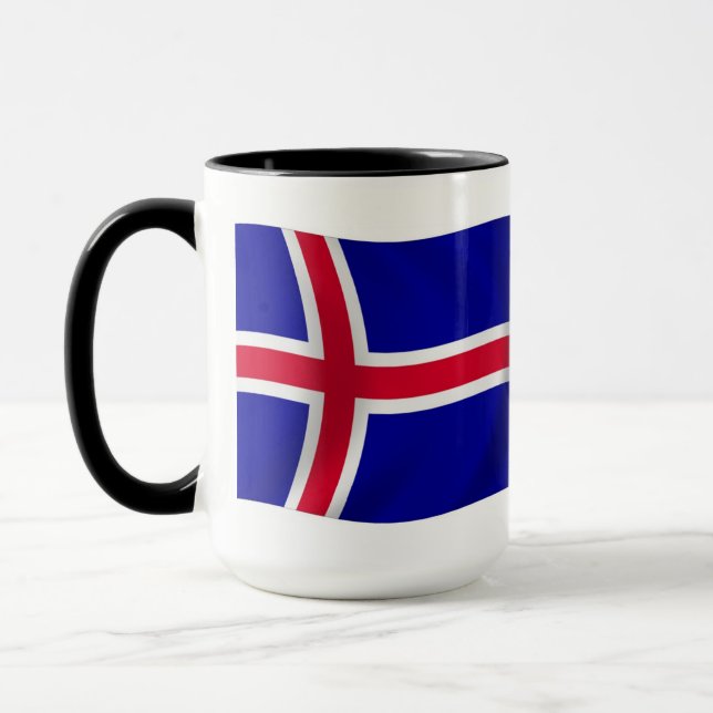 Mug Drapeau d'Islande (Gauche)