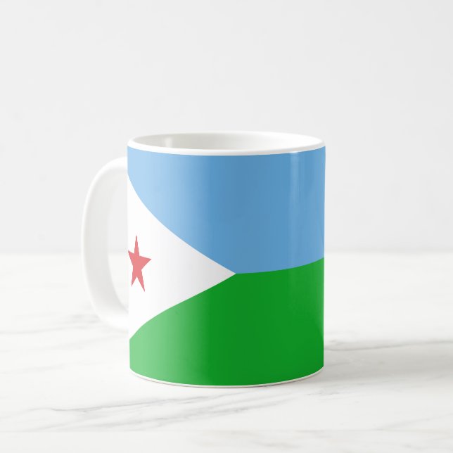 Mug Drapeau Djibouti (Devant gauche)