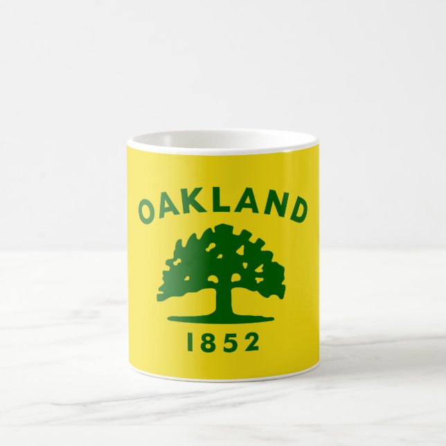 Mug Drapeau d'Oakland, Californie (Centre)