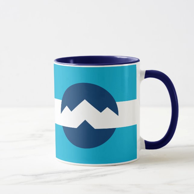 Mug Drapeau d'Ogden, Utah (Droite)