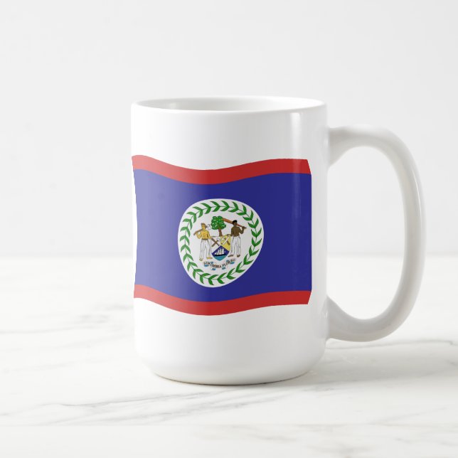 Mug Drapeau du Belize (Droite)