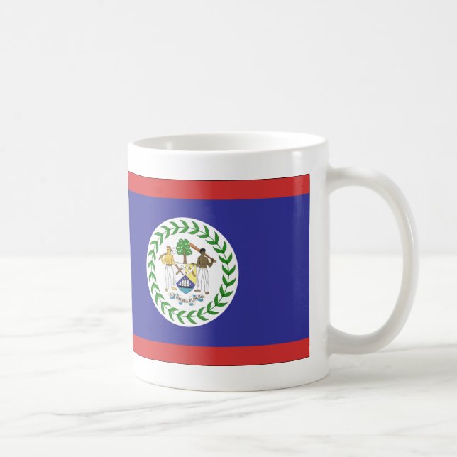 Mug Drapeau du Belize (Droite)