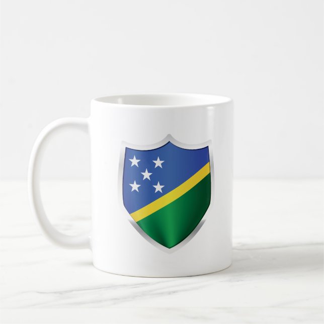 Mug Drapeau du Bouclier d'argent des Îles Salomon (Gauche)