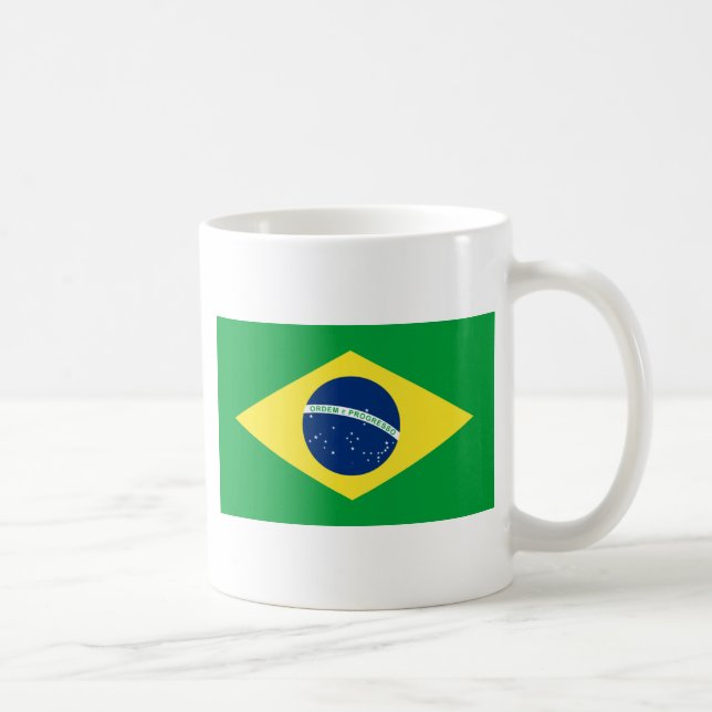 Mug drapeau du Brésil (Droite)