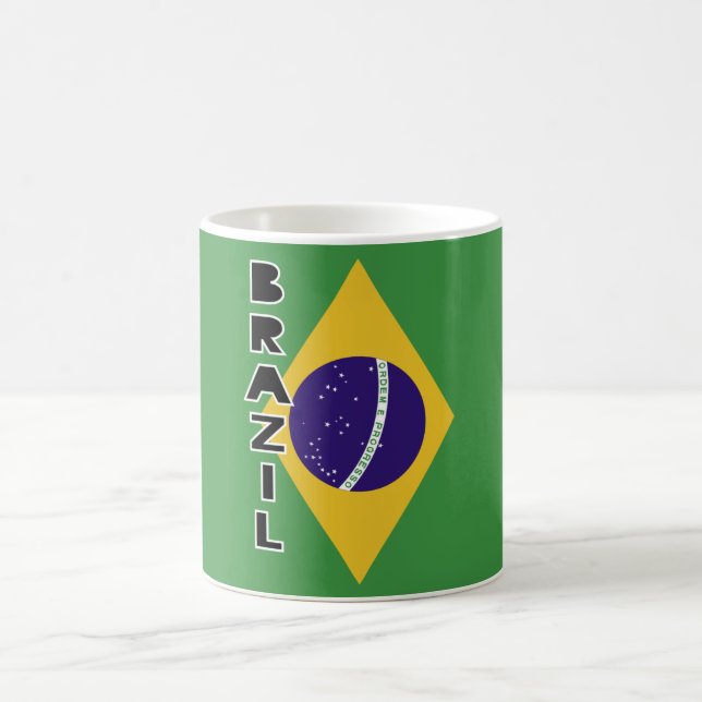 Mug Drapeau du Brésil (Centre)