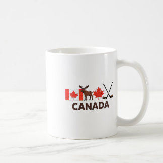 Mug Drapeau du Canada Feuille d'érable canadienne Cerf