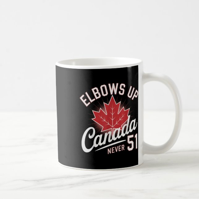 Mug Drapeau du Canada Jamais 51 (Droite)