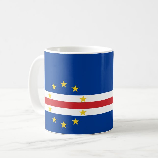 Mug Drapeau du Cap-Vert (Devant gauche)