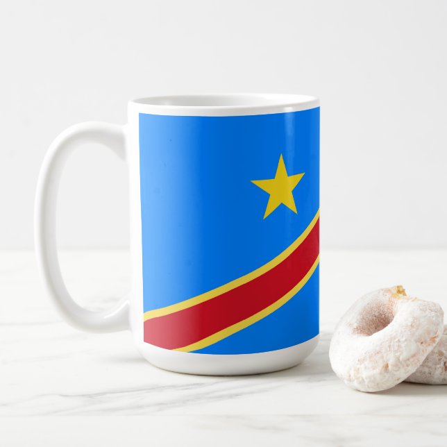 Mug Drapeau du Congo (Avec donut)
