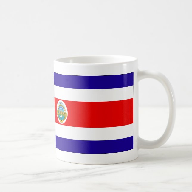 Mug Drapeau du Costa Rica (Droite)