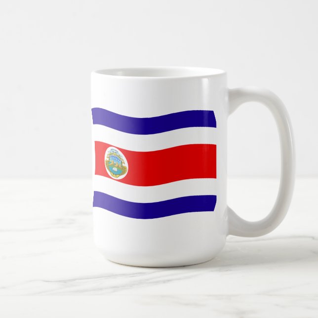 Mug Drapeau du Costa Rica (Droite)