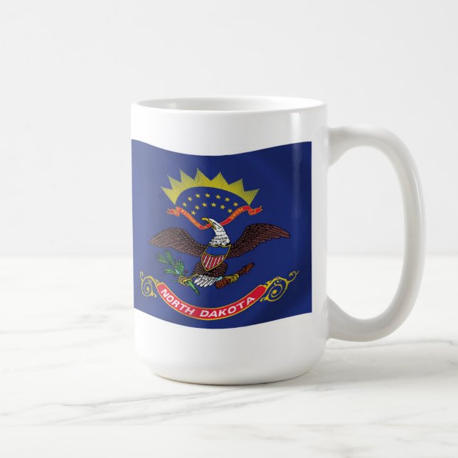 Mug Drapeau du Dakota du Nord (Droite)