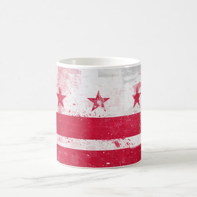 Mug Drapeau du district de Columbia en détresse (Centre)