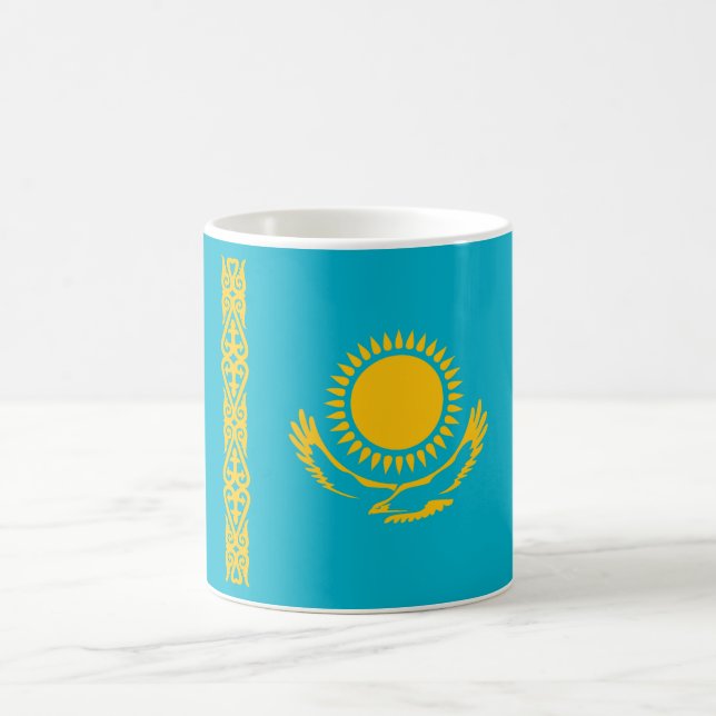 Mug Drapeau du Kazakhstan cool (Centre)