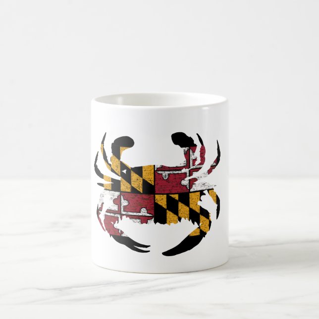 Mug Drapeau du Maryland Crabe bleu (Centre)