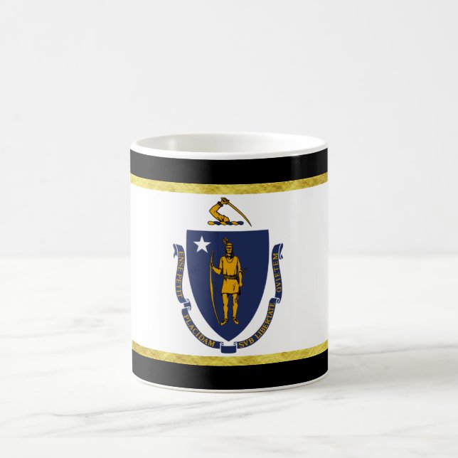 Mug Drapeau du Massachusetts (Centre)