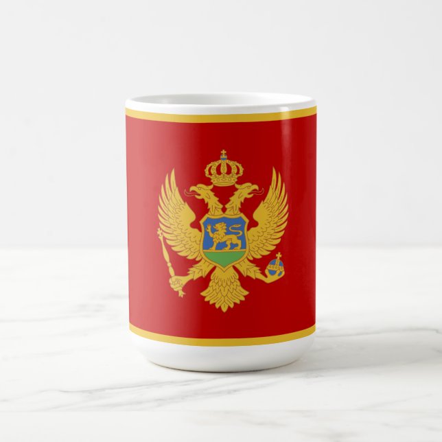 Mug Drapeau du Monténégro (Centre)