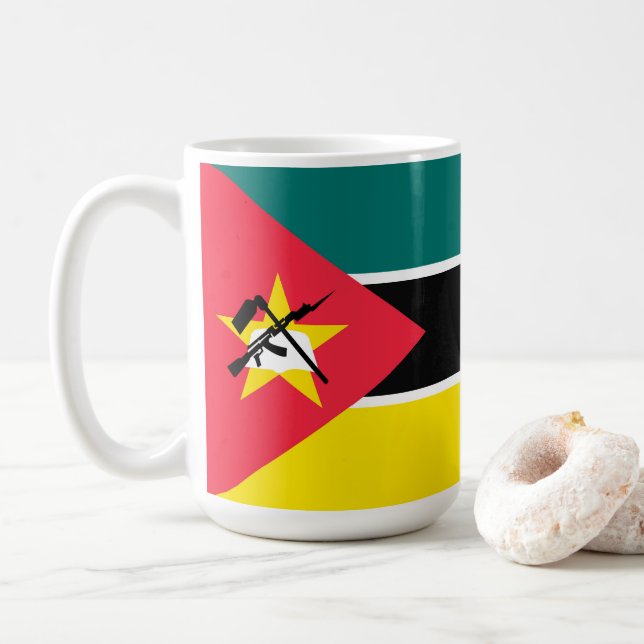 Mug Drapeau du Mozambique (Avec donut)