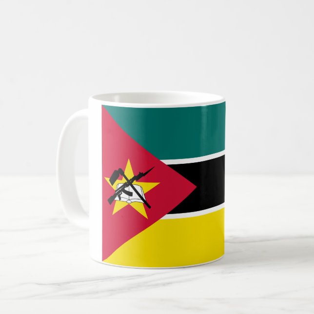 Mug Drapeau du Mozambique (Devant gauche)