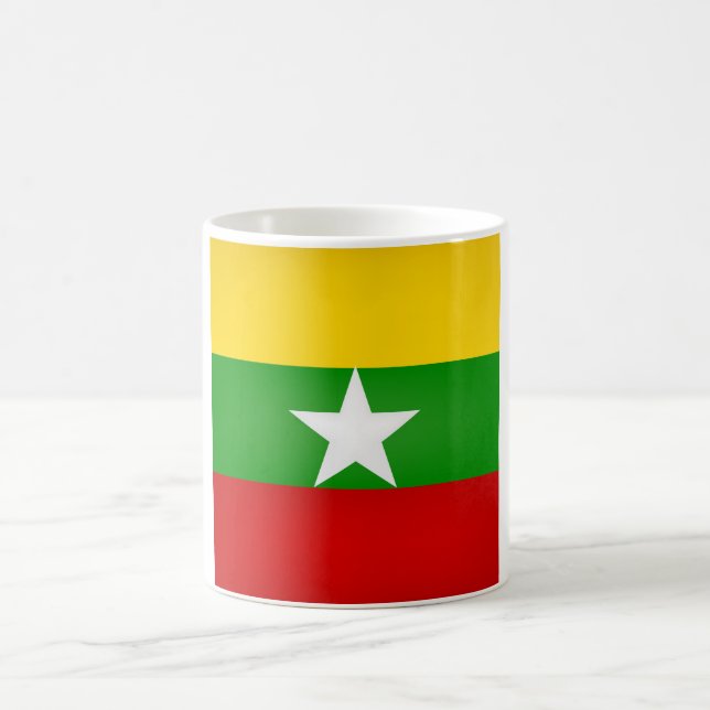 Mug Drapeau du Myanmar cool (Centre)