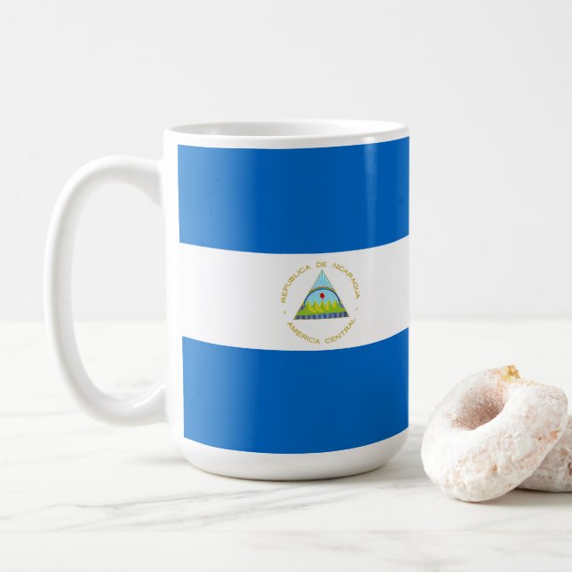 Mug Drapeau du Nicaragua (Avec donut)