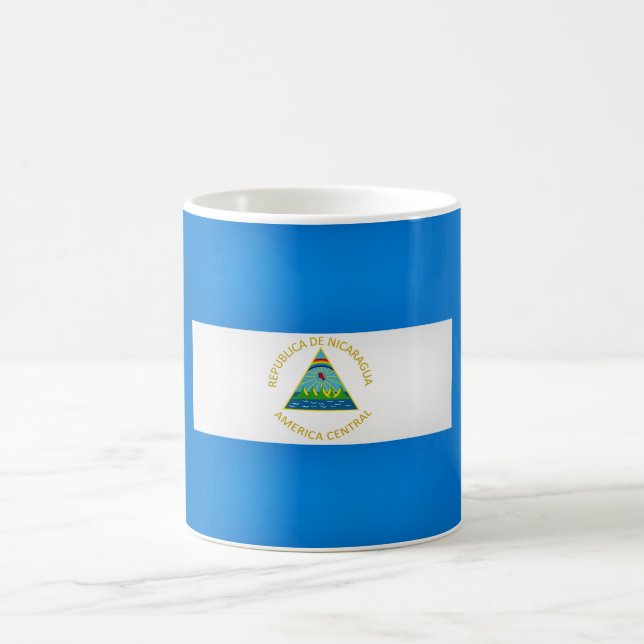 Mug Drapeau du Nicaragua cool (Centre)