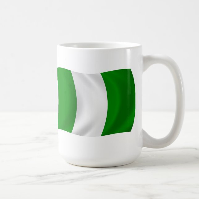 Mug Drapeau du Nigeria (Droite)