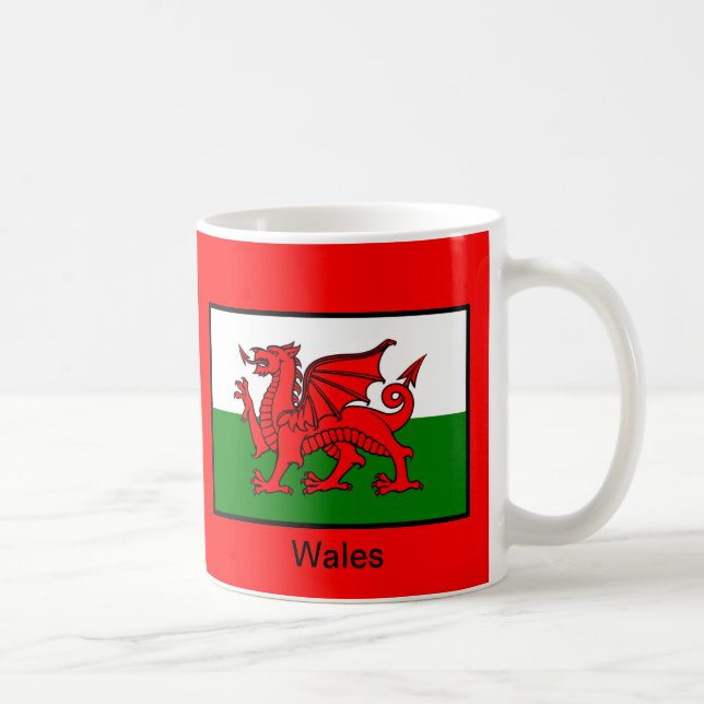 Mug Drapeau du Pays de Galles (Droite)