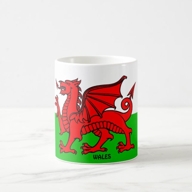 Mug Drapeau du Pays de Galles Dragon (Centre)