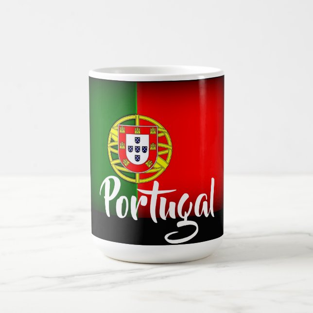 Mug Drapeau du Portugal assombri (Centre)