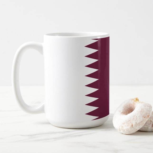 Mug Drapeau du Qatar (Avec donut)