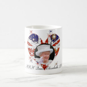Mug Drapeau du R-U de jubilé de diamant de la Reine