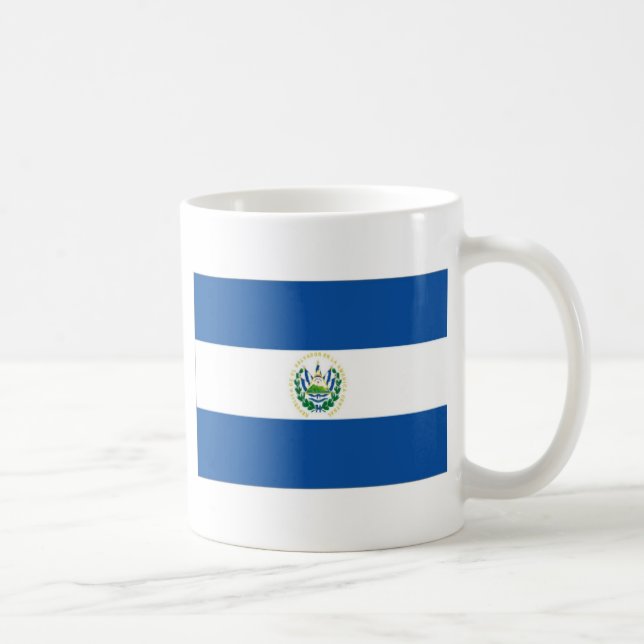 Mug Drapeau du Salvador (Droite)