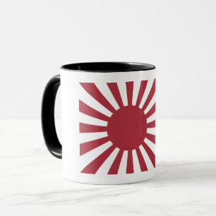 Mug Drapeau du soleil levant impérial du Japon, Edo à