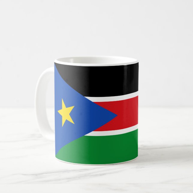 Mug Drapeau du Soudan du Sud (Devant gauche)